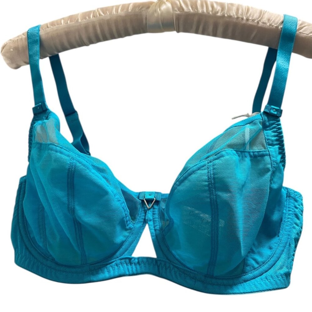 Curvy Kate Victory Balcony Underwire Bra Turquoise Size 32G NWT